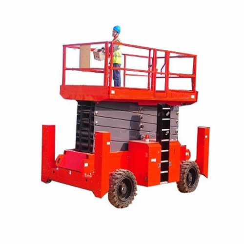 越野剪叉式高空作業平臺